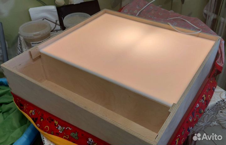 Стол-ящик для песочной терапии с подсветкой