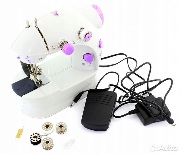Мини швейная машина С иглой + переходник для резьб