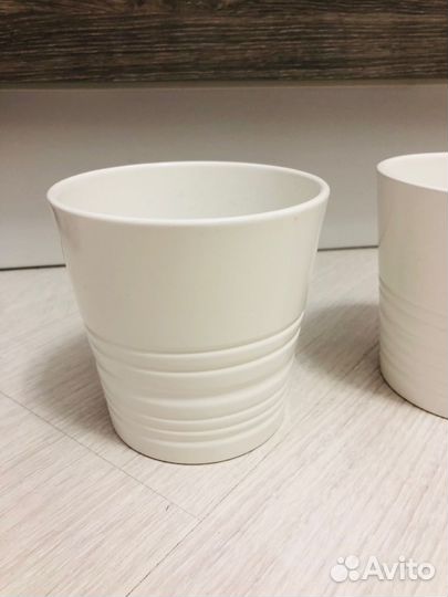 Новые искусств-ые цветы и горшки IKEA