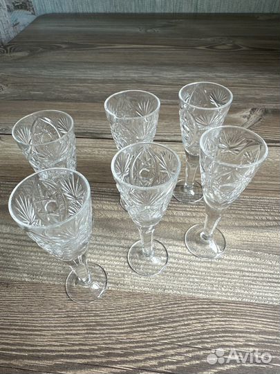 Хрустальные рюмки СССР