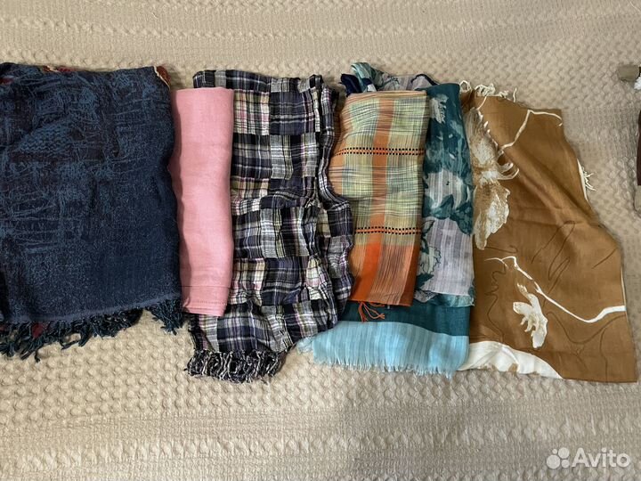 Шарфы платки палантины пакетом