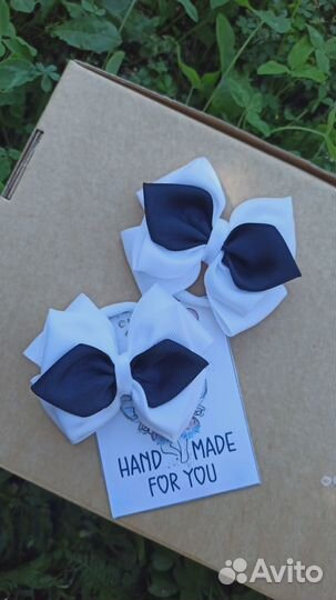 Школьные бантики ручной работы