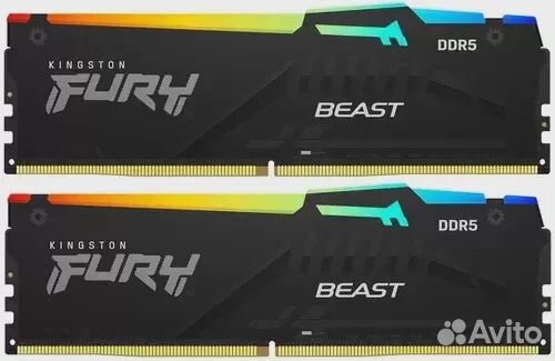 Оперативная память 16 Gb 5600 MHz Kingston fury BE