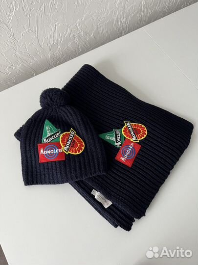 Шарф и шапка Moncler