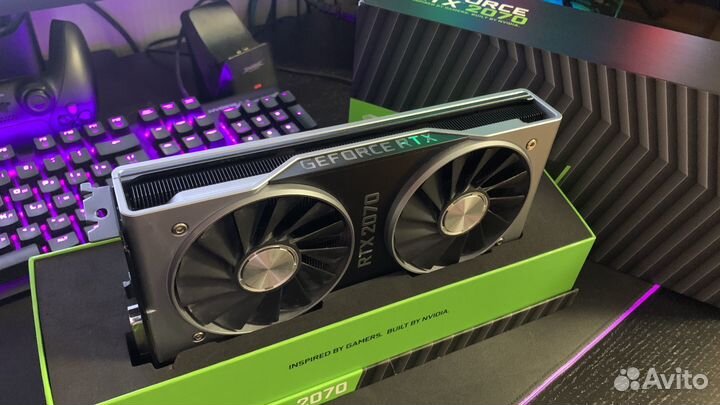 Видеокарта RTX 2070 founders edition 8gb