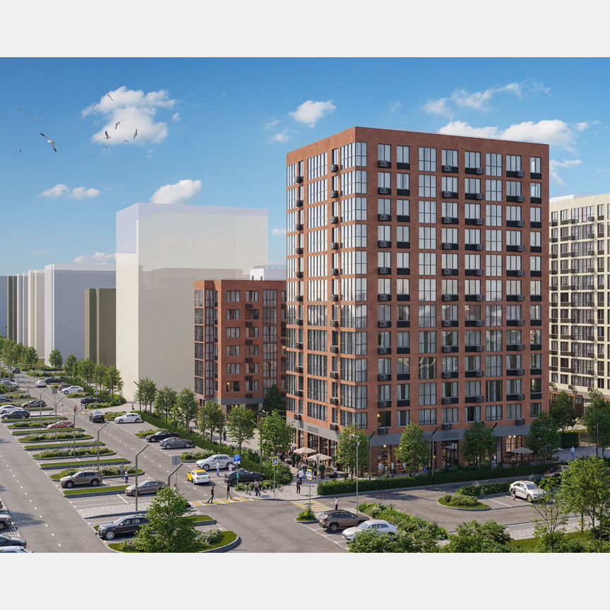 Квартира-студия, 21,2 м², 10/12 эт.