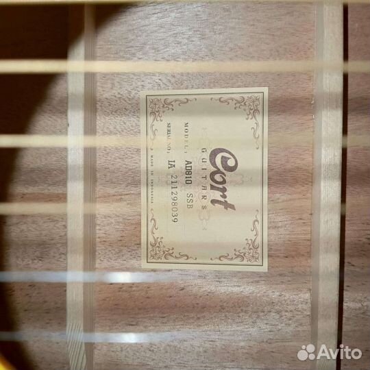 Акустическая гитара cort ad 810 SSB