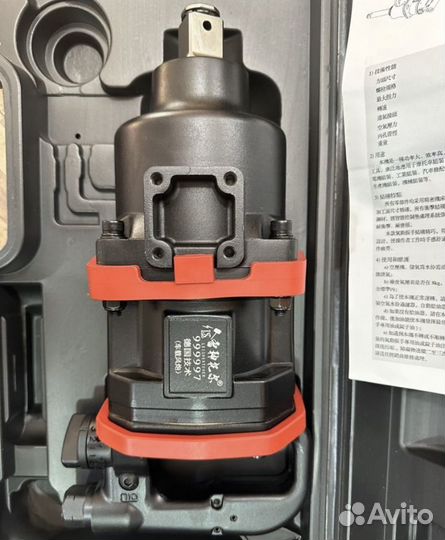 Мощный пневмогайковерт грузовой 5800 нм