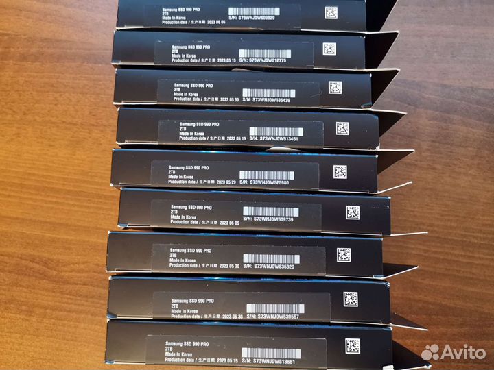 2TB Samsung 990 PRO SSD NVMe (Новые) 7450MB/s