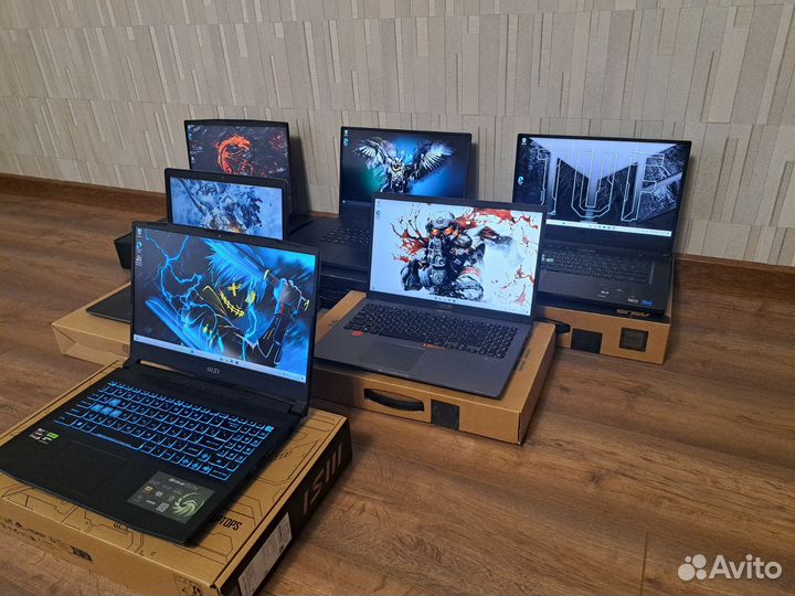 Игровые ноутбуки i5,i7,i9,ryzen 3,5,7,9 в наличии