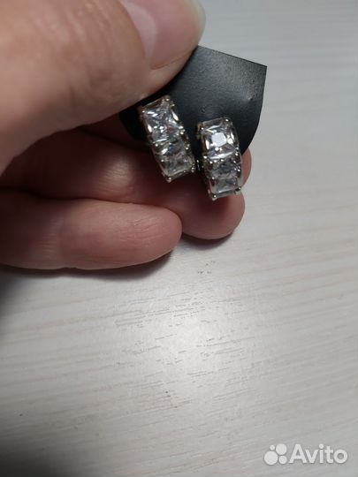 Серьги кольца бижутерия