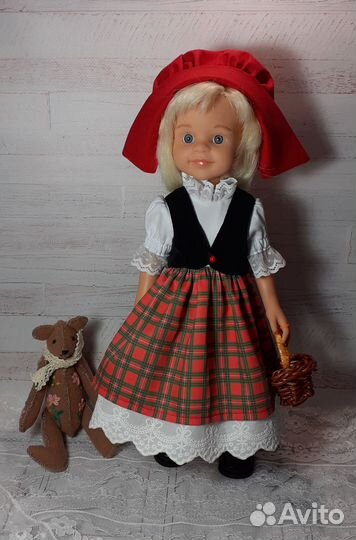 Одежда для куклы Паола рейна Красная шапочка