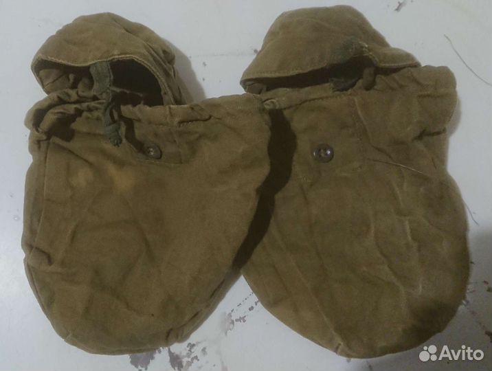 Сумка для противогаза, фляги