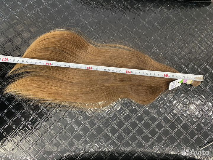 Волосы детские некрашены натуральные срез