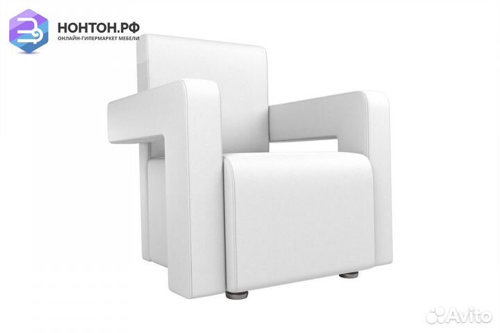 Кресло Рамос экокожа белая