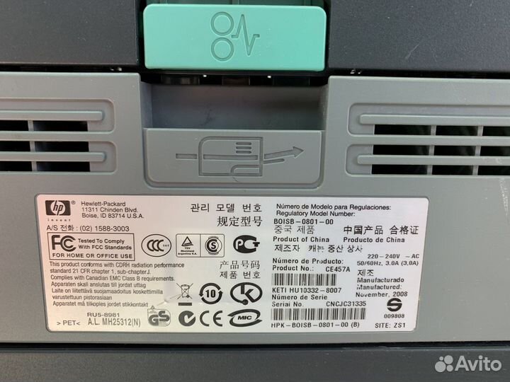 Принтер лазерный HP 2055dn б/у двусторонняя печать