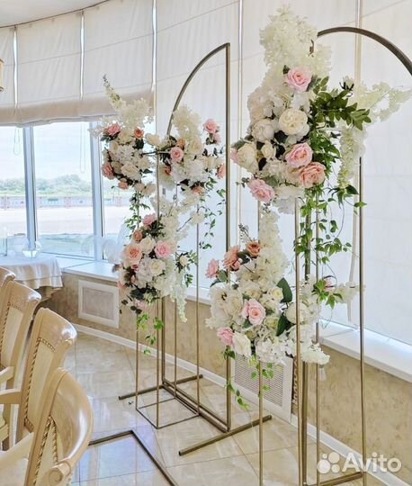 Украшение свадебного стола