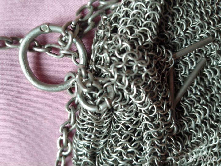 Серебрянная кальчужная сумочка