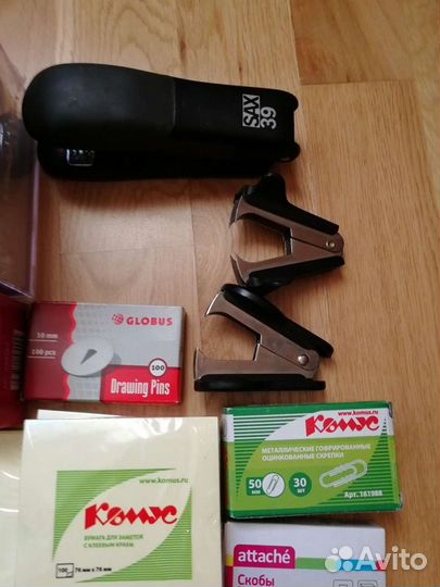 Степлер, антистеплеры, дыроколы, кнопки