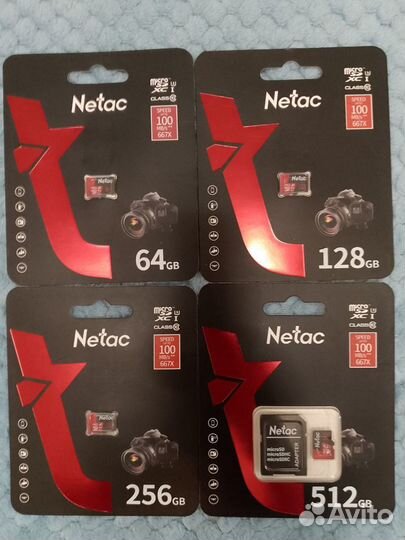 Новые карты памяти MicroSD Netac