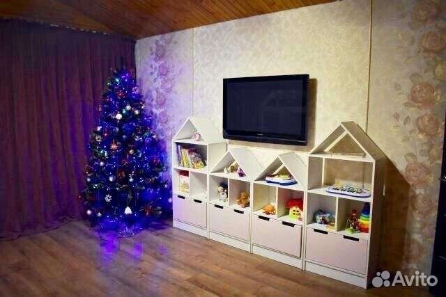 Детский стеллаж домик