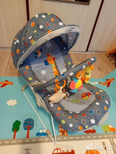 Шезлонг качалка детский