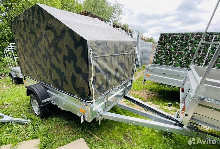 Прицеп экспедиция 2.5х1.5 м с тентом