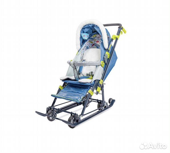 Санки коляска nika