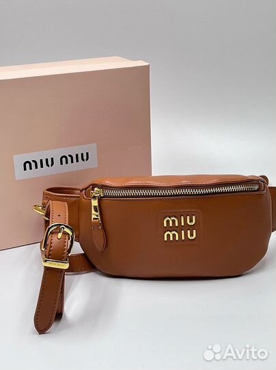 Сумка поясная женская Miu Miu