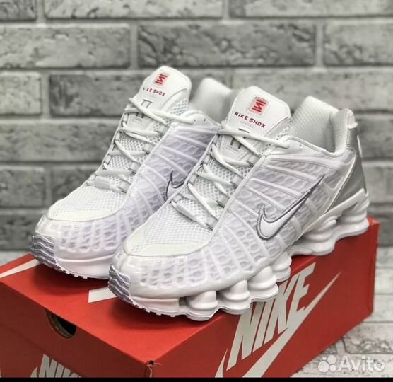 Nike Shox TL “White Metallic Silver” Кроссовки