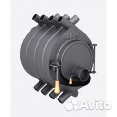 Отопительная печь Буран. Дымоход