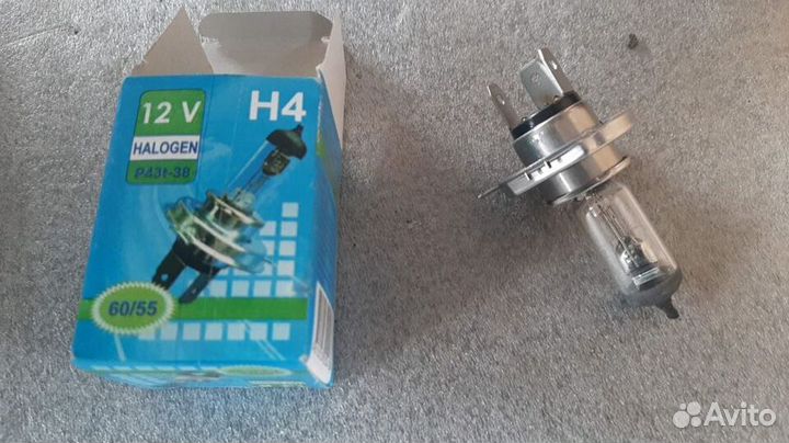 Лампа 12V H4 60/55W P43t-38