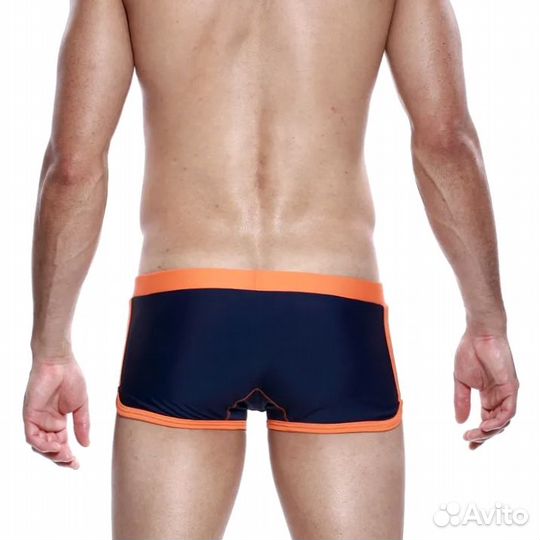 Мужские плавки боксеры темно-синие Seobean
