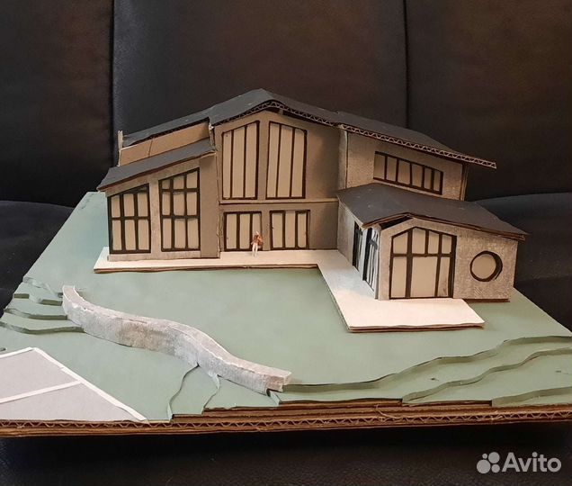 Домики. Макеты. Макеты домов. Домики из картона
