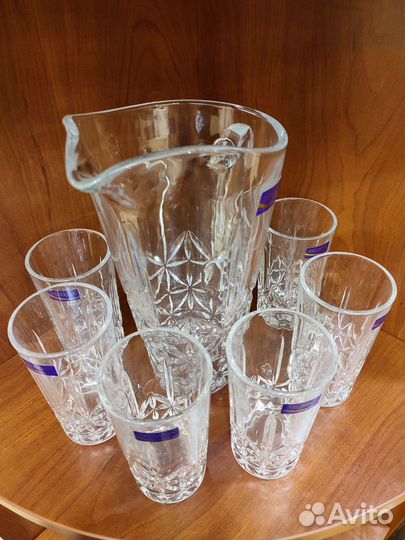 Набор Кувшин + 6 стаканов для холодных напитков