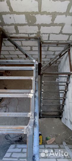 Изготовление металлокаркаса для лестницы