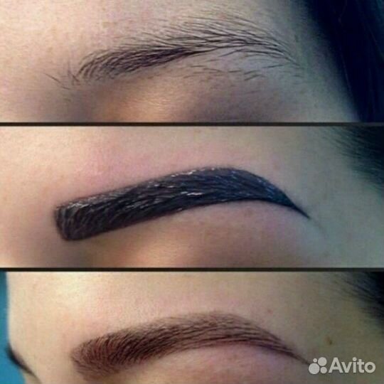 Коррекция бровей