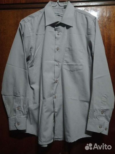 Рубашка серая