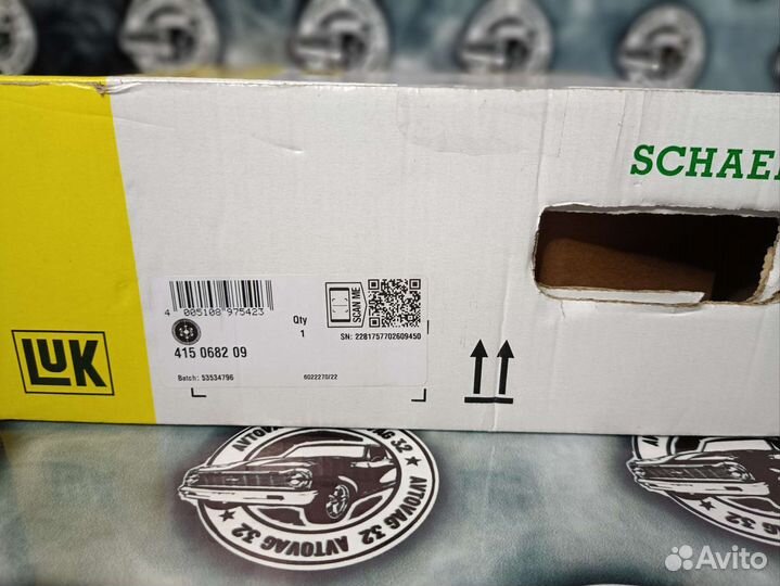 Маховие двухмассовый luk DSG7 Европа