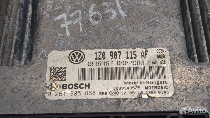 Блок управления двигателем Skoda Octavia (A5), 2010