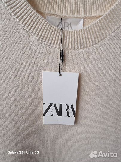 Трикотажное платье zara