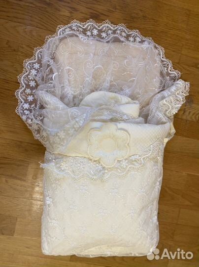 Конверт одеяло на выписку зима