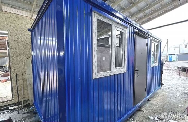Блок контейнеры металлические. Вагончики для проживания