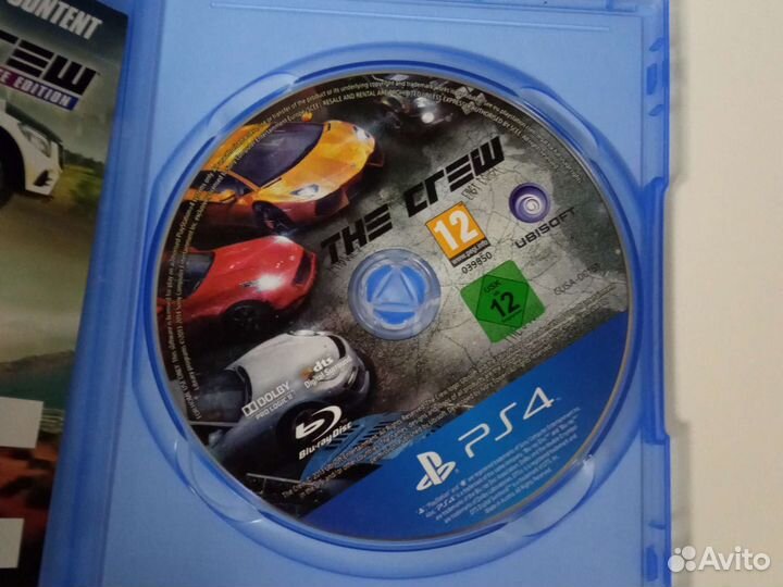 Диск THE crew на PS4