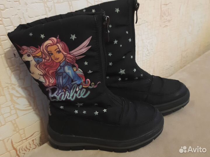 Сапоги зимние для девочки 26