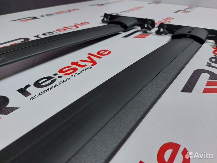 Рейлинги поперечные Toyota Land Cruiser 200 Черные