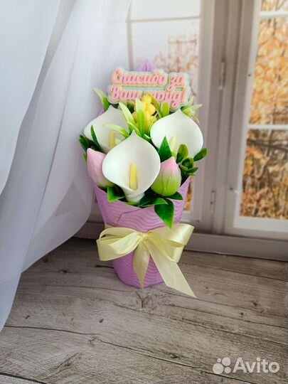 Цветы из мыла