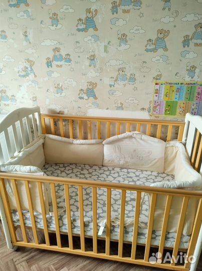 Комод и кроватка Pali Zoo 125*65