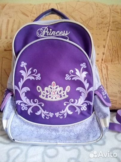 Рюкзак школьный для девочки бу