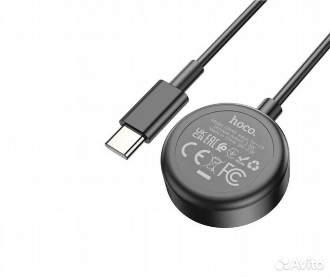 Беспроводное зу hoco CW48 SAM watch 5/4/3/2/1 (BK)